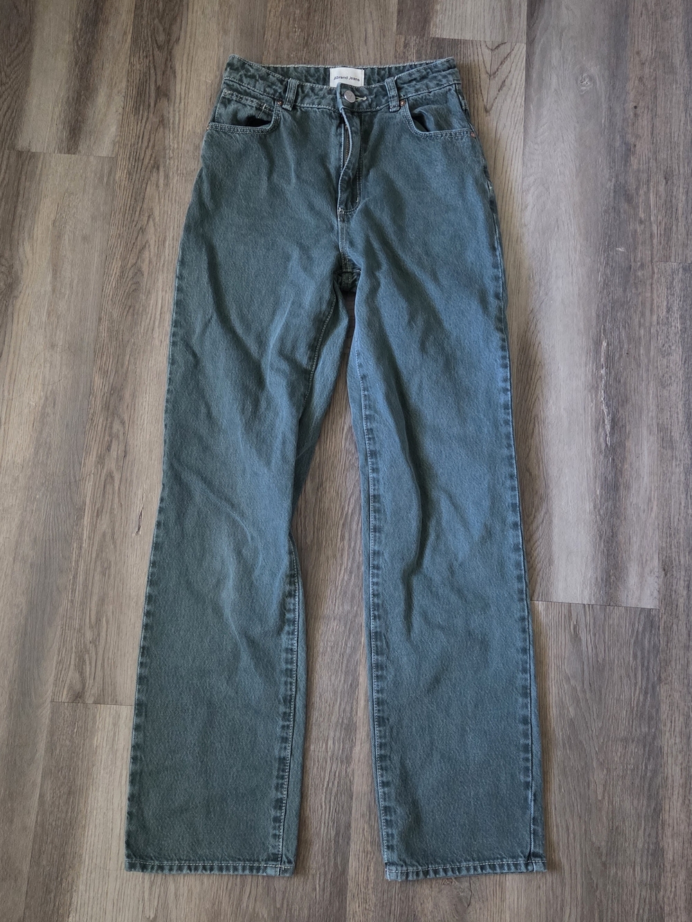 Abrand A ‘94 High Straight Hi Rise Denim Jeans - Size AU  7 Green US Sz 25